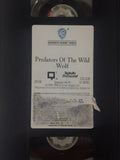 1994 Time Warner Presents Predators Of The Wild Wolf Movie VHS Video Cassette Tape with Case