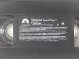 2003 Paramount Nickelodeon SpongeBob Squarepants Christmas Movie VHS Video Cassette Tape with Case