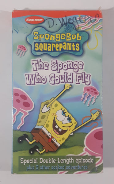 2003 Paramount Nickelodeon SpongeBob Squarepants The Sponge Who Could Fly Movie VHS Video Cassette Tape with Case