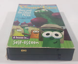 1993 Big Idea's Veggie Tales Dave and the Giant Pickle A lesson in... Self-Esteem Movie VHS Video Cassette Tape with Case