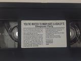 1995 Dualstar Entertainment You're Invited To Mary-Kate & Ashley's Sleepover Party A Musical Party Series Movie VHS Video Cassette Tape with Case
