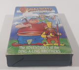 1990 Wonderworld Cartoons The Adventures of the Ding-A-Ling Brothers Movie VHS Video Cassette Tape with Case