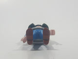1994 Geobra Playmobil Black Hair Blue Pants White Blue and Grey Plaid Shirt with Olive Green Vest 2 3/4" Tall Toy Figure