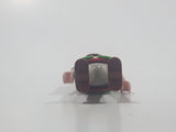 1992 Geobra Playmobil Brown Hair Grey Pants Red Shirt Green Vest 2 3/4" Tall Toy Figure