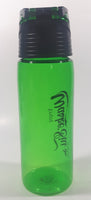 Titan Enjoy WaskeSui At The Beach Saskatchewan Resort Town 9" Tall Green Plastic Travel Drink Bottle