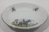 Vintage Old Foley James Kent Staffordshire England China Tone Royal Mountie 5 1/2" Porcelain Tea Cup Saucer Plate