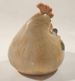 Laying Chicken Hen 5" Tall Ceramic Ornament