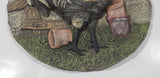 Rooster Chicken 3D 10 1/2" Heavy Resin Stepping Stone Wall Plaque