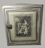 Antique Schepp's "Lili" "Lotte" "Dorothea" Metal Cake Box 14" Tall