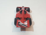 2019 Hot Wheels Track Builder Formula Flashback Red Die Cast Toy Race Car Vehicle