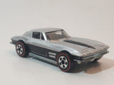 2008 Hot Wheels Since '68: Muscle Cars '64 Corvette Sting Ray Metalflake Silver Die Cast Toy Classic Muscle Car Vehicle