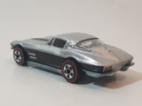 2008 Hot Wheels Since '68: Muscle Cars '64 Corvette Sting Ray Metalflake Silver Die Cast Toy Classic Muscle Car Vehicle