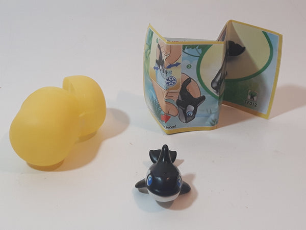 Kinder Surprise Orca Killer Whale 1 1/2" Long Toy Figure