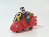 1992 McDonald's Batman The Animated Series Robin on Motorcycle 3" Long Toy Figure