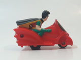 1992 McDonald's Batman The Animated Series Robin on Motorcycle 3" Long Toy Figure