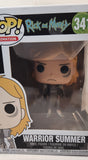 2017 Funko Pop! Animation Rick and Morty #341 Warrior Summer Toy Vinyl Bobblehead Figure New in Box