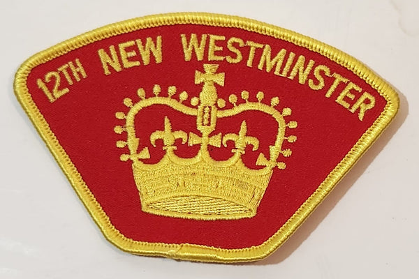 Scouts Canada 12th New Westminster Fabric Patch Badge