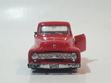 Maisto Superior 1953 Ford Farm Truck with Hay Pull Back Action 1/32 Scale Red Die Cast Toy Car Vehicle Missing Parts
