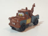 Disney Pixar Cars Tow Mater Brown Tow Truck Mini PVC Hard Rubber Toy Car Vehicle