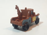 Disney Pixar Cars Tow Mater Brown Tow Truck Mini PVC Hard Rubber Toy Car Vehicle