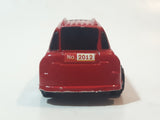 Mini Van 17 No. 2012 Red Plastic Pull Back Die Cast Toy Car Vehicle