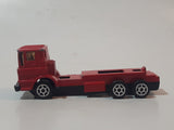 Unknown Brand COE Semi Truck Red Die Cast Toy Car Vehicle