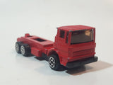 Unknown Brand COE Semi Truck Red Die Cast Toy Car Vehicle