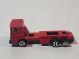 Unknown Brand COE Semi Truck Red Die Cast Toy Car Vehicle
