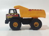 Tonka Mighty 768 Dump Truck Yellow Die Cast Toy Car Vehicle