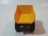 Tonka Mighty 768 Dump Truck Yellow Die Cast Toy Car Vehicle