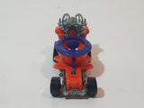2001 Hot Wheels Hot Seat Orange and Purple Die Cast Toy Car Vehicle