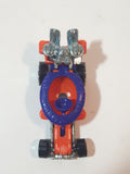 2001 Hot Wheels Hot Seat Orange and Purple Die Cast Toy Car Vehicle
