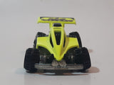 2002 Hot Wheels Shock Factor Mojave Racing Fluorescent Yellow & Black Die Cast Toy Car Vehicle