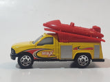 2013 Matchbox Beach Rescue Ford Dump Utility Truck Yellow Die Cast Toy Car Vehicle