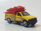 2013 Matchbox Beach Rescue Ford Dump Utility Truck Yellow Die Cast Toy Car Vehicle