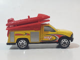 2013 Matchbox Beach Rescue Ford Dump Utility Truck Yellow Die Cast Toy Car Vehicle