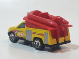 2013 Matchbox Beach Rescue Ford Dump Utility Truck Yellow Die Cast Toy Car Vehicle