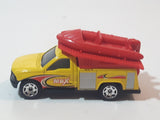 2013 Matchbox Beach Rescue Ford Dump Utility Truck Yellow Die Cast Toy Car Vehicle