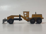 Vintage Majorette No. 331 Niveleuse Grader Leveling Scraper Yellow Die Cast Toy Car Vehicle Missing Grader Blade