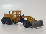 Vintage Majorette No. 331 Niveleuse Grader Leveling Scraper Yellow Die Cast Toy Car Vehicle Missing Grader Blade