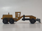 Vintage Majorette No. 331 Niveleuse Grader Leveling Scraper Yellow Die Cast Toy Car Vehicle Missing Grader Blade