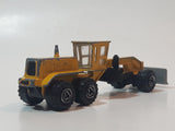 Vintage Majorette No. 331 Niveleuse Grader Leveling Scraper Yellow Die Cast Toy Car Vehicle Missing Grader Blade
