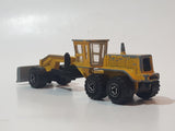 Vintage Majorette No. 331 Niveleuse Grader Leveling Scraper Yellow Die Cast Toy Car Vehicle Missing Grader Blade