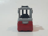 2009 Matchbox Power Lift 2000 Fork Lift Red and Grey Die Cast Toy Car Warehouse Machinery Construction Vehicle Equipment