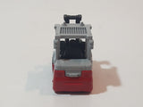 2009 Matchbox Power Lift 2000 Fork Lift Red and Grey Die Cast Toy Car Warehouse Machinery Construction Vehicle Equipment