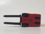 2009 Matchbox Power Lift 2000 Fork Lift Red and Grey Die Cast Toy Car Warehouse Machinery Construction Vehicle Equipment
