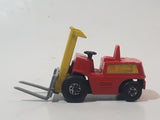 1972 Lesney Products Matchbox Red Yellow Superfast No. 15 Fork Lift Truck Toy Car Warehouse Yard Machinery Vehicle