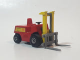 1972 Lesney Products Matchbox Red Yellow Superfast No. 15 Fork Lift Truck Toy Car Warehouse Yard Machinery Vehicle
