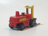 1972 Lesney Products Matchbox Red Yellow Superfast No. 15 Fork Lift Truck Toy Car Warehouse Yard Machinery Vehicle