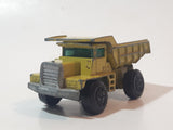 Vintage 1970 Lesney Matchbox Series No. 28 Mack Dump Truck Yellow Die Cast Toy Car Vehicle